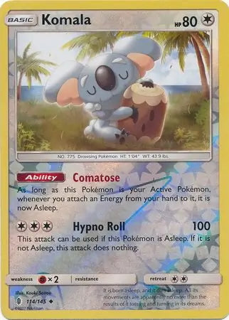Guardians Rising Komala #114/145 reverse holo